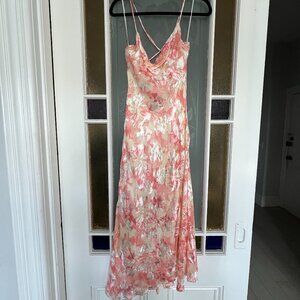 70/21 Cowl Neck Floral Dress